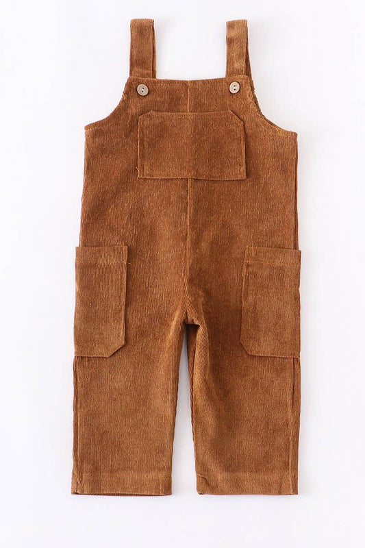 Khaki velour corduroy boy jonjon