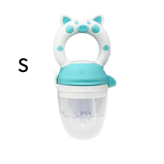 Piggy Handle Fresh Food Feeder Fruit Pacifier For Baby