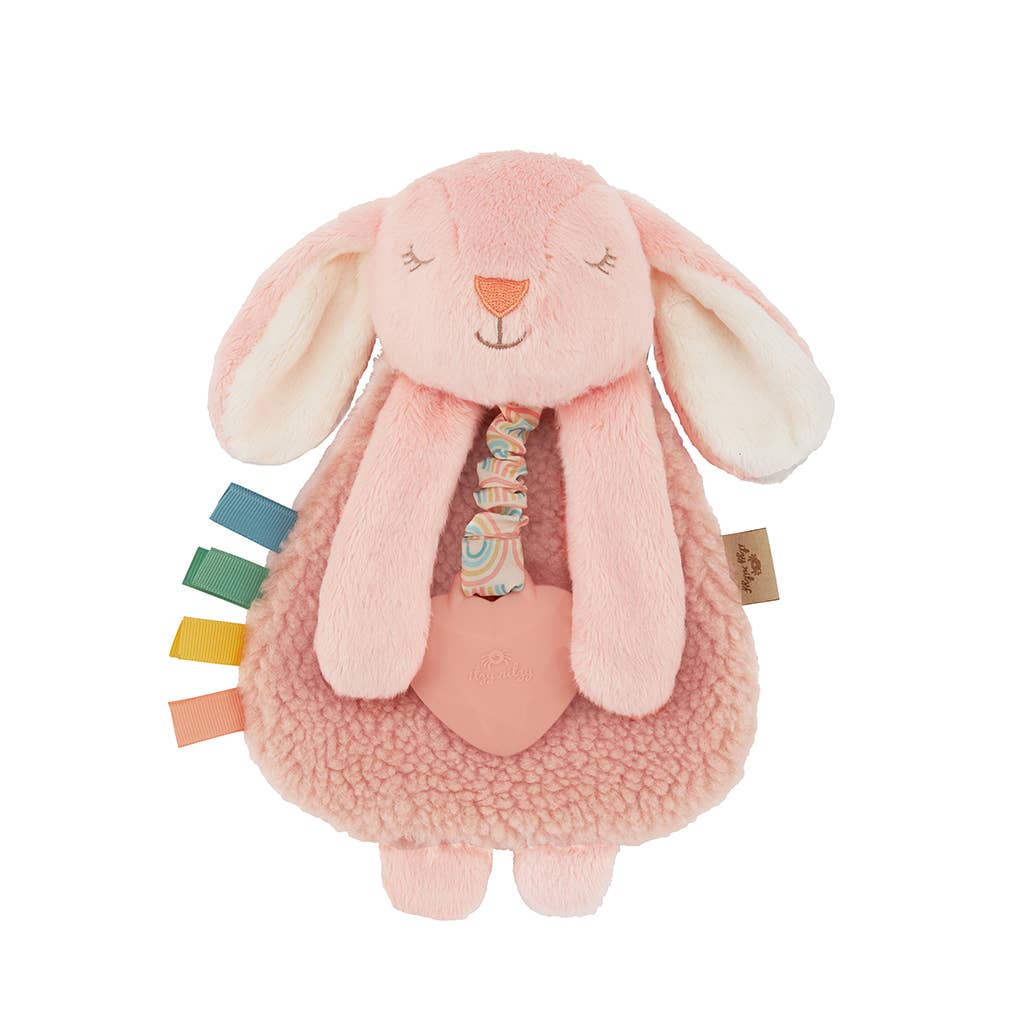 Itzy Lovey™ Bunny Plush with Silicone Teether Toy