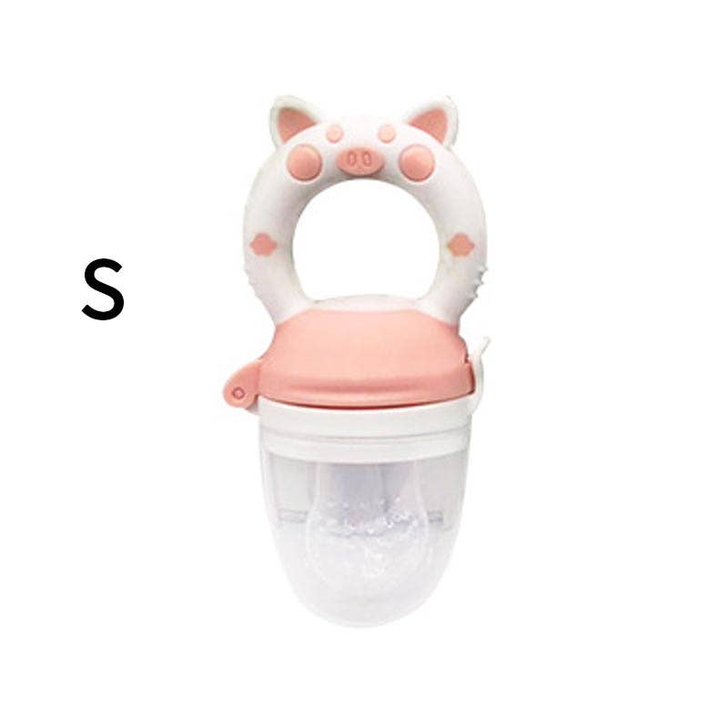 Piggy Handle Fresh Food Feeder Fruit Pacifier For Baby