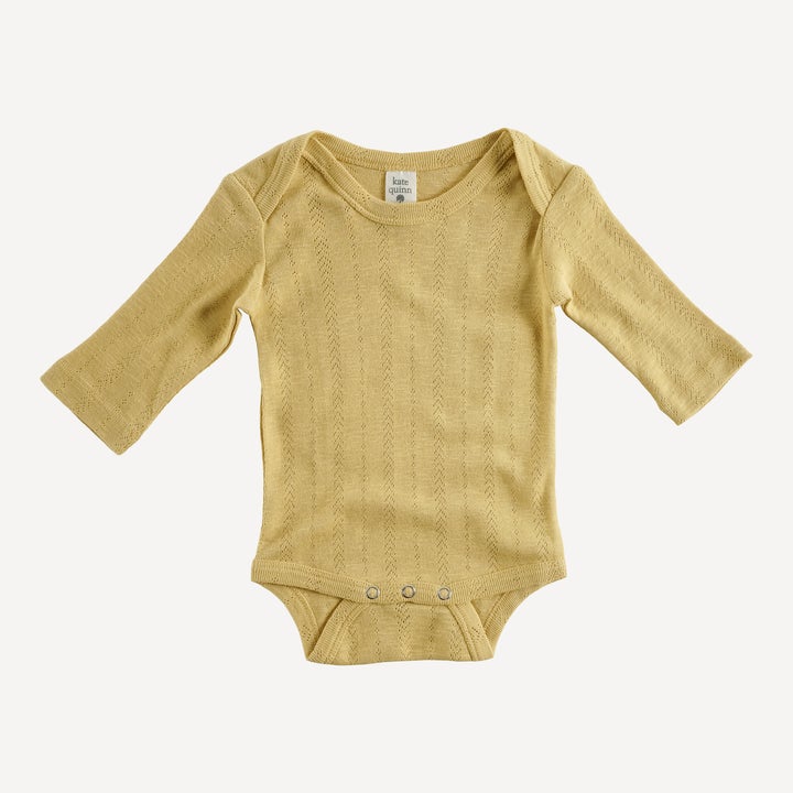 Long Sleeve LapNeck Bodysuit/ Fall Leaf