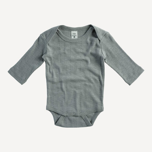 Long Sleeve Lap Neck Bodysuit