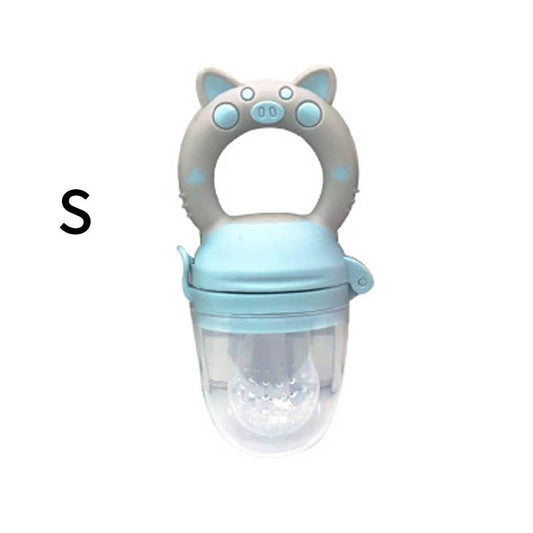 Piggy Handle Fresh Food Feeder Fruit Pacifier For Baby