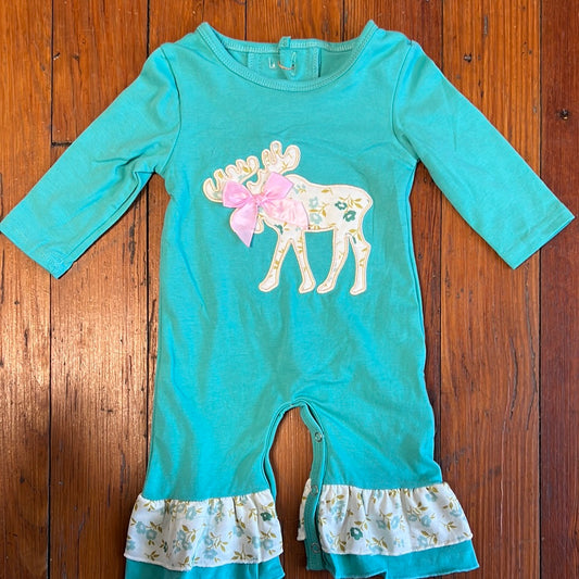 Moose Ruffles Romper